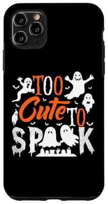 Carcasa para iPhone 11 Pro Max disfraz espeluznante de Halloween dicho divertido