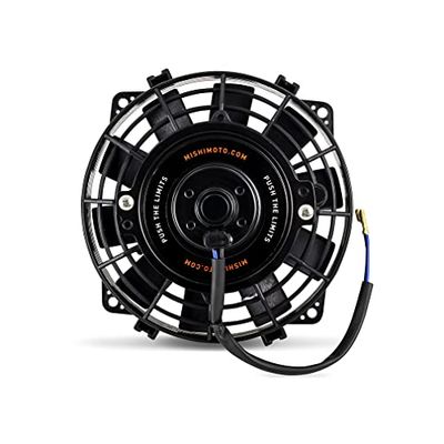 Mishimoto MMFAN-6 Slim Electric Radiator Fan, 6” Universal Fit, 12 Volts, Black