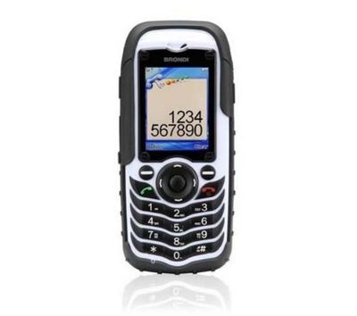 Brondi Mobiele telefoon op zonne-energie, Bluetooth 5 MB, ontgrendeld, rood