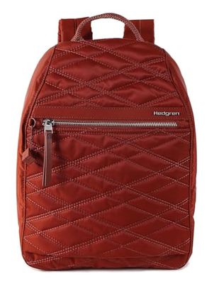 Hedgren BACKPACK LARGE RFID NEW QUILT BRANDY BROWN L Unisex Adulti, New Quilt Brandy Brown, L, Casual