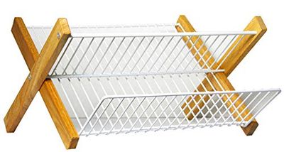 Metaltex 32184514080 Lilly VouwDroogrek Wit Draad, Metaal 42 x 5 x 35 cm