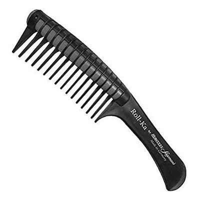 Hercules Sägemann NYH Roll-Ka Pente anti-emenda para o cabelo, 9 polegadas de comprimento, preto e cinzento