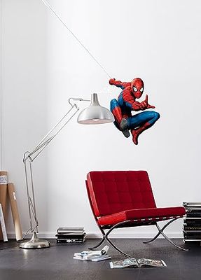 Adhesivo decorativo para pared, diseño de Spider-Man de Komar, tamaño 50 x 70 cm, diseño de Spiderman, Marvel