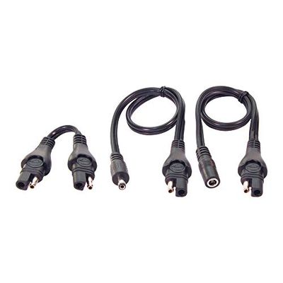 TecMate Optimate CABLE O-67, adapterset, 3 stuks, SAE naar DC 2.5 mm