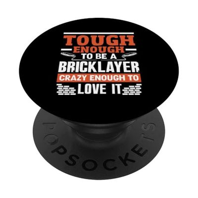 Albañil Duro Suficientemente Loco Amor PopSockets PopGrip Adhesivo