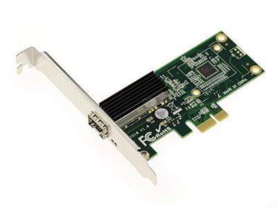 KALEA-INFORMATIQUE Scheda controller di rete SFP PCIe x1 1G Gigabit Lan Ethernet con chipset Intel WGI210AS - Supporto audio-video Bridging AVB