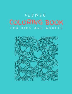 Adult Coloring Book: Relaxing Flowers Coloring Book for Women, Beautiful Floral Designs for Stress Relief and Relaxation