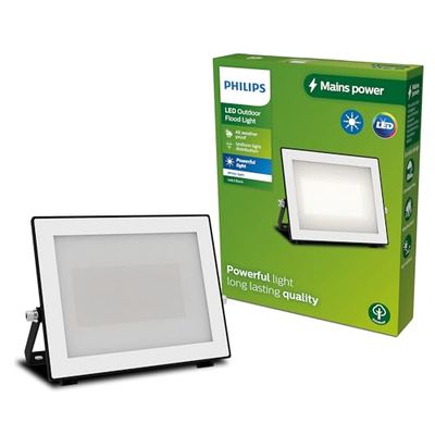 Philips Lois Projecteur Extérieur, 50 W, 3000 K, Noir
