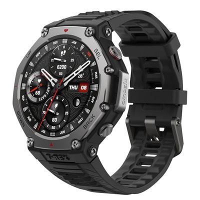 Amazfit T-Rex 3 Outdoor Smartwatch 48mm Display AMOLED, Mappe & Navigazione Offline,6 Sistemi Satellitari Dual Band GPS, 27 Giorni di Durata Batteria,Pagamento NFC, 170+ Modalità Sport per Avventura
