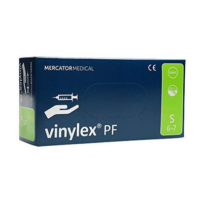 MERCATOR MEDICAL Vinylex Vinyl Handschoenen Poedervrij Small (Doos van 100)