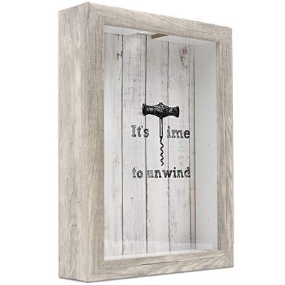 Lawrence Frames - 163281 Shadow Boxes Wine Cork Holder, 9x12, Natural