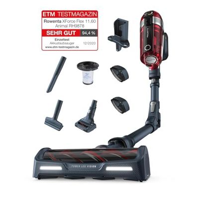 Rowenta X-Force Flex 9.60 Animal Care RH2078WO Aspiradora Escoba 100W Negra/Roja