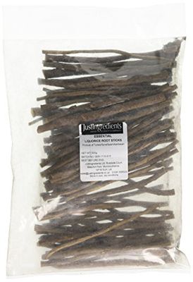 JustIngredients Essentials Liquorice Root Sticks, 500 g - Pack of 2