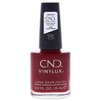 CND Vinylux Long Wear Nail Polish (No Lamp Required), 15 ml, Red, Decadence