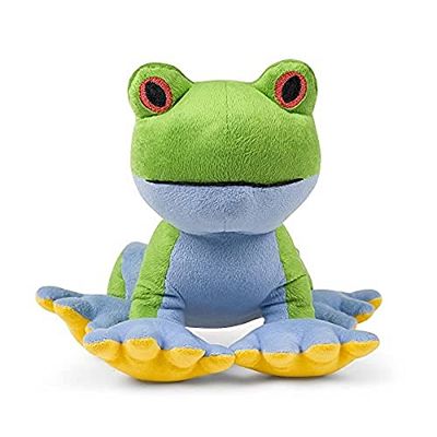 Petface Peluche Trev Tree Frog Eco Friendly Planet Dog Toy