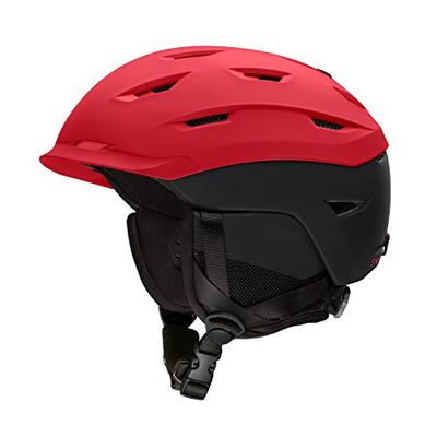 SMITH Level Helm, volwassenen, uniseks, Matte Lava Black (meerkleurig), 51/55 cm