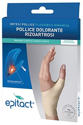 Epitact Ortesi propriocettiva flessibile - pollice dolorante rizoartrosi mano sinistra Taglia L da 17 a 19 cm