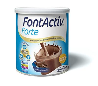 FontActiv Forte Chocolate | 800g | Suplemento Nutricional con Fibra para Adultos - 0% Azúcares añadidos