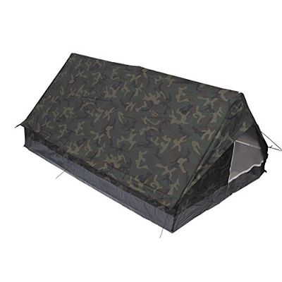 MFH 2 Pessoa Mini Mochila com Mosquiteira Woodland Camo