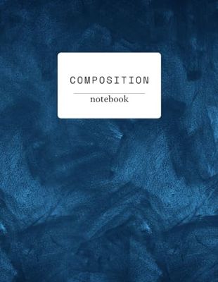 Blue Suede Composition Cover