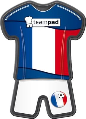 Antisliponderlegger in Frankrijk-shirtontwerp - autohouder voor mobiele telefoons & navigatiesysteem in Jerseystijl, voor het Europees kampioenschap voetbal 2024, fanartikel voor voetbalkoorts