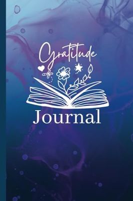 Open Book With Flower And Butterfly Gratitude Journal | 100 Pages, 6" x 9"