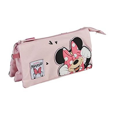 CERDÁ LIFE'S LITTLE MOMENTS Minnie Mouse. 3 vakken voor meisjes. Je kunt alle benodigde schoolmaterialen gebruiken voor de officiële officiële licentie van Disney, kleur roze, (borstelharen 210003843)