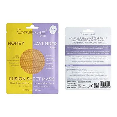 Honey & Lavender 2-In-1 Fusion Sheet Mask