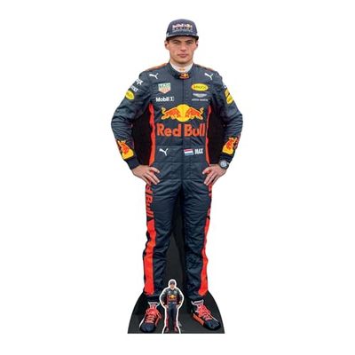 STAR CUTOUTS Ltd CS667 MAX Verstappen com Mini Standee grátis aniversário, presentes, festas e fãs, cartão, Lifesize