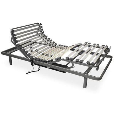 DUÉRMETE ONLINE Artilux Lit articulé électrique 5 Plats, Cadre renforcé, fiable et Silencieux, Moteur Allemand, 105 x 190 cm