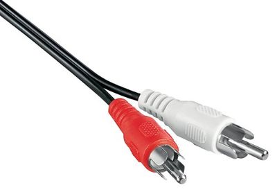 goobay Cavo di prolunga RCA, 0,5 m