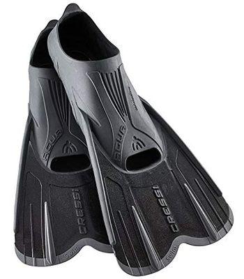 Cressi Água Short, abas curtas de adulto para natação e snorkeling, fabricado em Itália, qualidade italiana desde 1946, DP205039, preto, 5.5/6.5 (39/40)