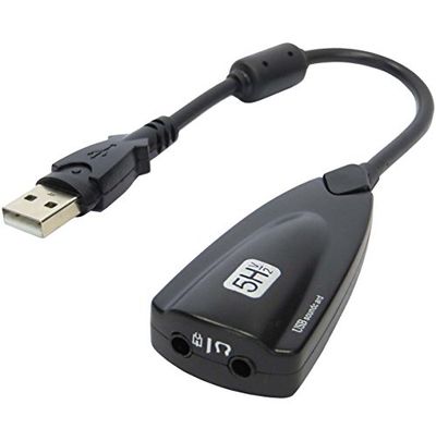 USB flash ha 7.1 scheda audio – ingresso microfono/uscita cuffie KEEPDRUM