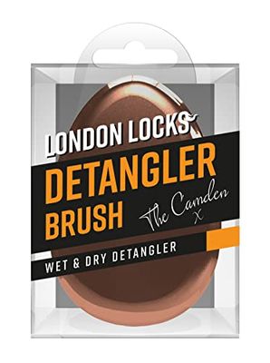 London Locks Camden Detangle Brush Rose Gold Use this hair brush on long or short hair. As well as an afro or a weave, to detangle and maintain beautiful healthy hair