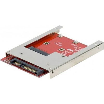 Connect Mini SATA SSD to 2.5-Inch SATA HDD Adapter