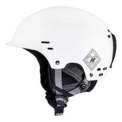 K2 Thrive Casque de Ski/Snowboard Unisexe-Adulte, Blanc, S (51-55cm)