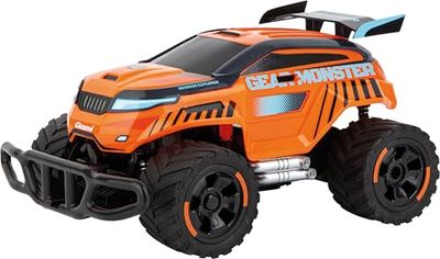 Carrera RC Gear Monster 3.0 - Offroader, velocità superiore fino a 12 km/h, batteria USB-C e controllo Full Function - Perfetto per emozionanti avventure all'aria aperta su terreni accidentati e