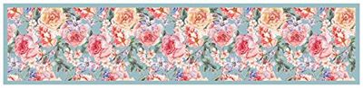 Doge Milano Chemin de cuisine, 100% Made in Italy, Tapis antitache avec impression numérique, Tapis antidérapant et lavable, Modèle Benjamin, cm 240x52