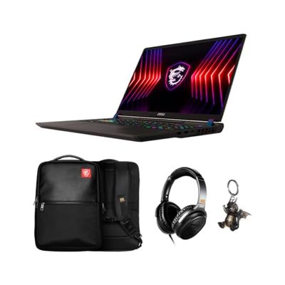 MSI Vector 17 HX A14VFG-260XES 17" QHD+ (Intel Core i7-14700HX, 16 GB RAM, 1 TB SSD, RTX 4060 GDDR6 8GB, Free Dos) Cosmos Gray - klawiatura QWERTY hiszpańska