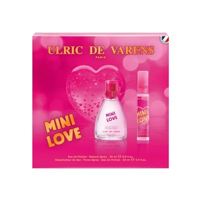 Love fragances Ulric de Varens Paris Mini Love Eau de Perfume 25ml Vapo. + Eau De perfume 20ml Vapo