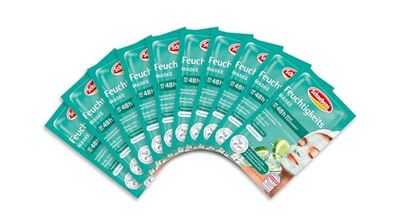 Schaebens Moisturising Mask, Instant Effect, Increases Skin Moisture with Aloe Vera, 10 Sachets 2 x 5 ml