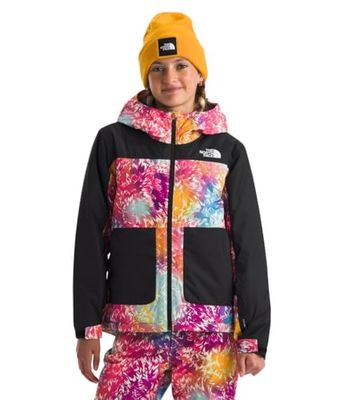 The North Face Freedom Insulated Giacca per ragazze Radiant Poppy Blowing W 170