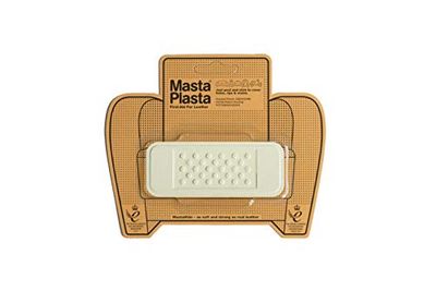 MastaPlasta Self-Adhesive Premium Leather Repair Patch - Ivory Bandage 10cm x 4cm (4in x 1.5in). Your Instant Stick-On Repair and Decoration for Sofas, Car Seats, Handbags, Jackets & DIY