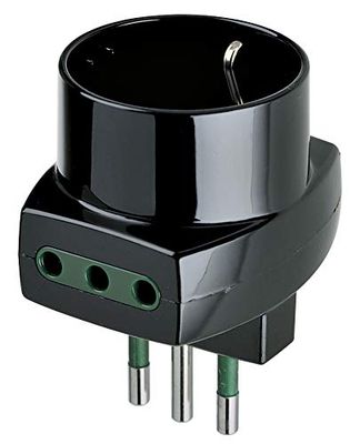 Vimar RI.00322N Adattatore multispina 3 uscite, spina S11, 2 prese P11, 1 presa P30 Schuko