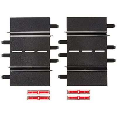 Carrera 20020611 1/3 straights (2) Slot Car Track Accessory, Black recto (2), multicolor, 115 millimeters