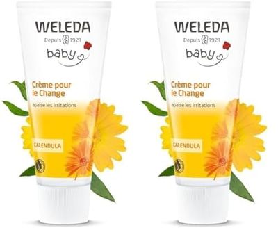 Weleda Baby Calendula Nappy Cream, 75ml (Pack of 2)