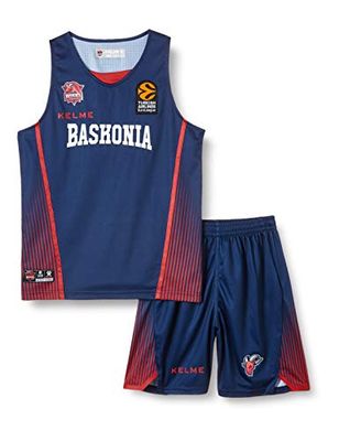 Baskonia 2° equipaggiamento, Mini Kit Gioventù Unisex, Blu, 10
