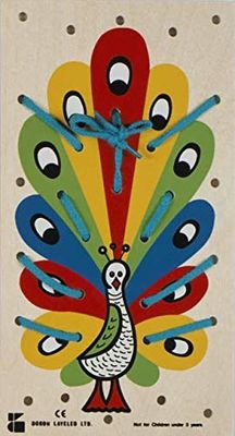 Doron - Juego educativo de madera con diseño de pavo real E72530780, multicolor , color/modelo surtido