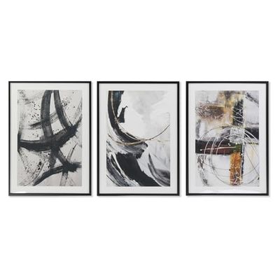 CUADRO PS MDF 50X3X70 ABSTRACTO ENMARCADO 3 SURT.
