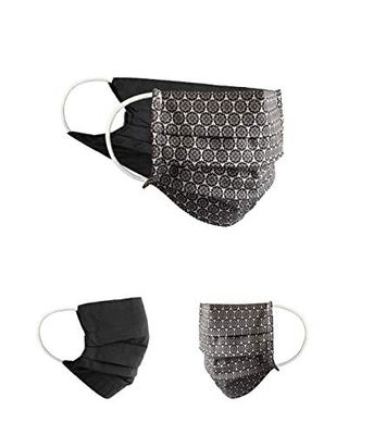 Community Masks 2-pack set unisex makeshift mask reversible mouth protection mask mouth and nose protection reversible mask with print cotton BCI washable